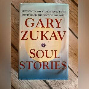 Soul Stories by Gary Zukav - Blue and White Cover